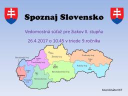 Spoznaj Slovensko